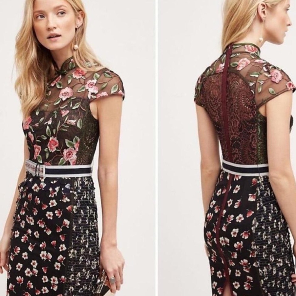 RARE Byron Lars Alpine Rose Dress